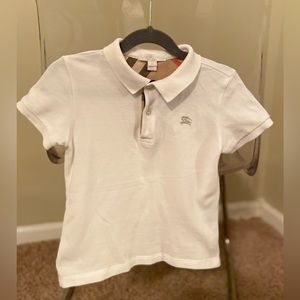 Burberry authentic polo white 4Y